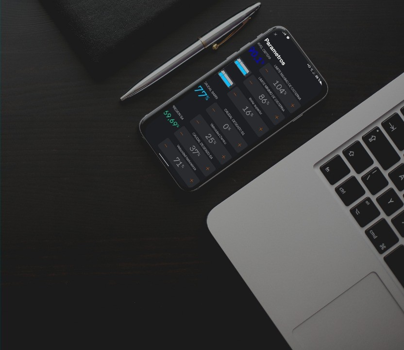 Dashboard de Niveles247 en notebook y celular